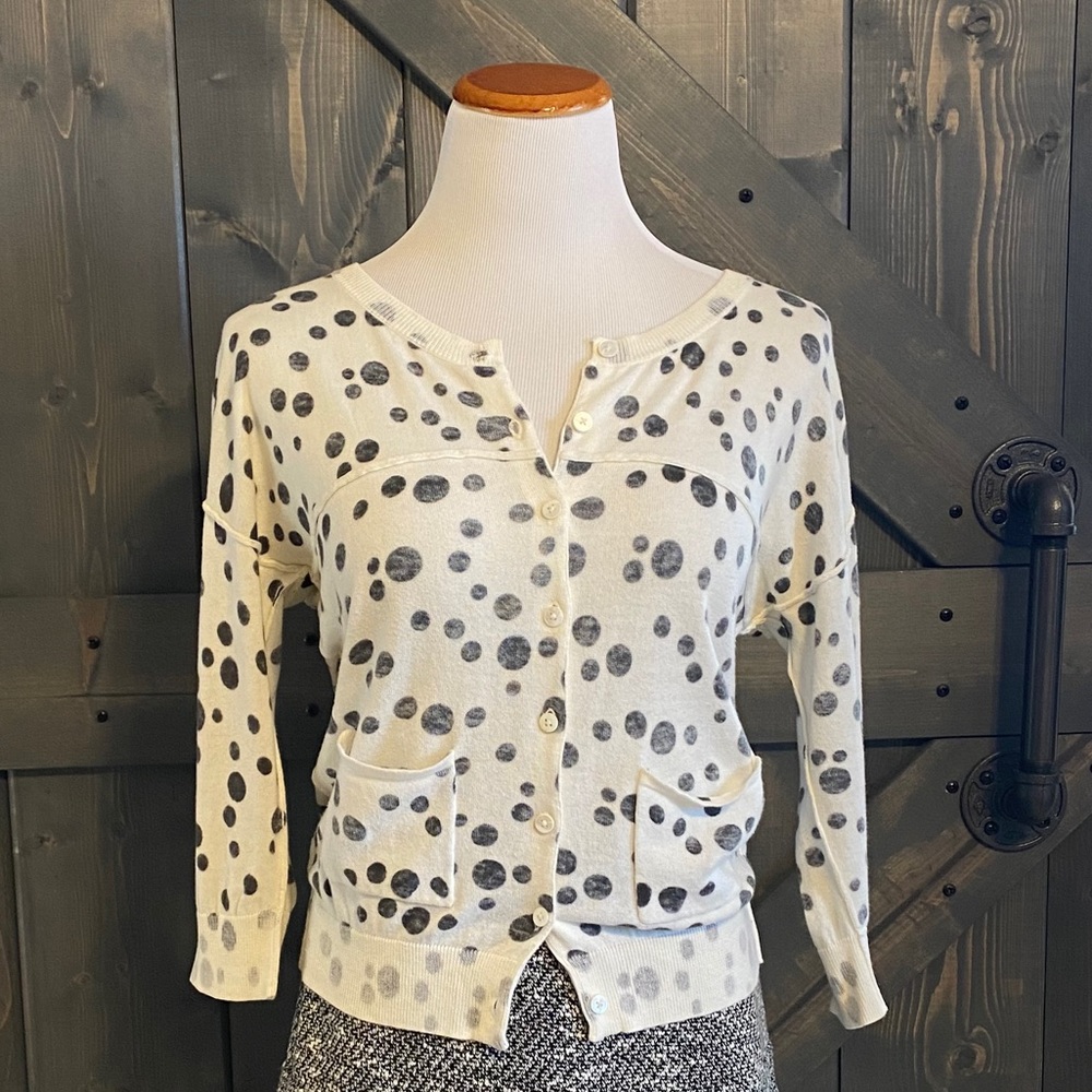 CAbi Polka Dot Cardigan